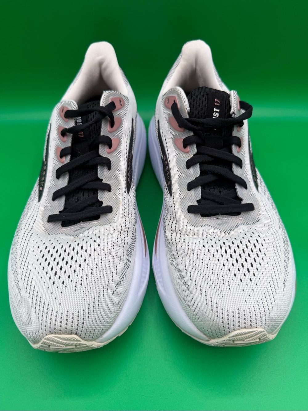 Brooks Women's Ghost 17 White Running Shoes Sneaker 12043118105 SZ 9 - Picture 10 of 16